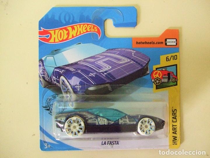 Model cars Hot Wheels: LA FASTA - HOT WHEELS MATTEL HW ART CARS 6/10 2020 ESCALA 1:64 - COCHE CAR AUTO JUGUETE ARTE H