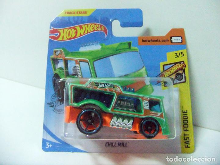 Model cars Hot Wheels: CHILL MILL - HOT WHEELS MATTEL TRACK STARS HW FAST FOODIE 3/5 A&Ntilde;O 2020 - COCHE FURG&Oacute;N FOOD