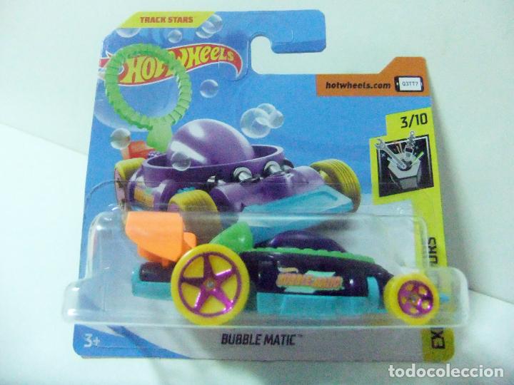 Model cars Hot Wheels: BUBBLE MATIC - HOT WHEELS MATTEL HW EXPERIMOTORS 2019 ESCALA 1:64 - TRACK STARS COCHE AUTO BURBUJAS