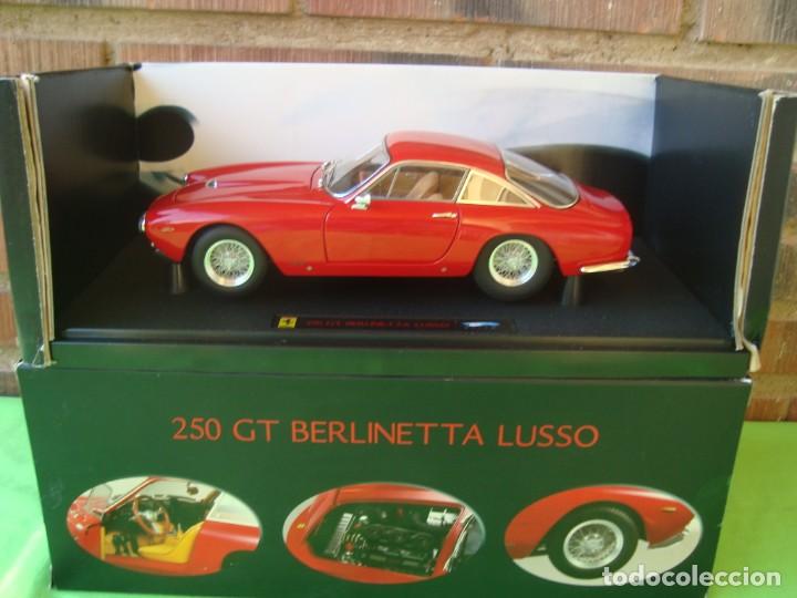 Model cars Hot Wheels: FERRARI 250 GT LUSSO DE HOT WHEELS ELITE 1,18 NUEVO EN SU CAJA