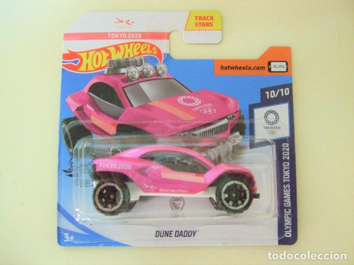 Model cars Hot Wheels: DUNE DADDY BEACH VOLLEYBALL - HOT WHEELS OLYMPIC GAMES TOKYO 2020 10/10 T-HUNT TREASURE OLIMPIADAS