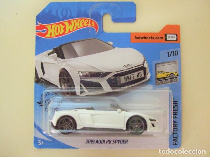 Carros em escala Hot Wheels: 2019 AUDI R8 SPYDER BLANCO - HOT WHEELS MATTEL HW FACTORY FRESH 1/10 2020 ESCALA 1:64 COCHE AUTO R 8