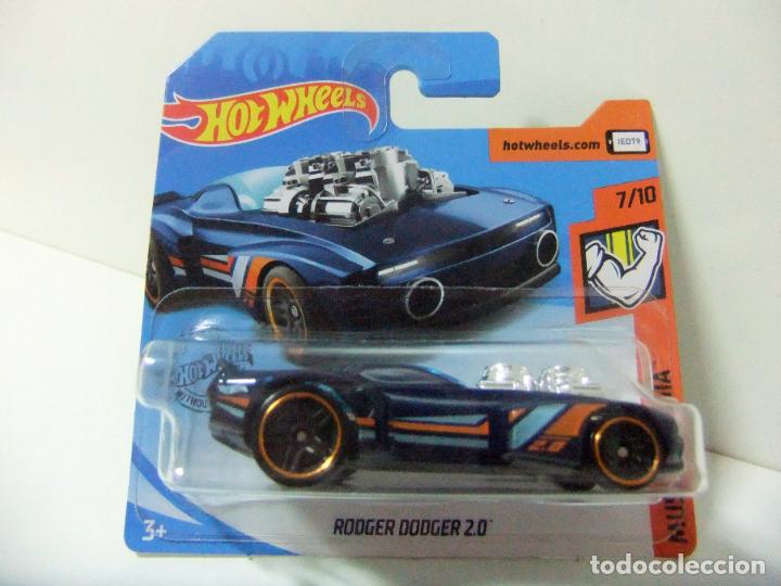 Modellautos Hot Wheels: RODGER DODGER 2.0 - HOT WHEELS MATTEL MUSCLE MANIA 2020 7/10 - ESCALA 1:64 MINIATURA COCHE JUGUETE