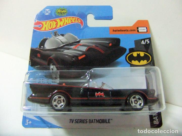 Carros em escala Hot Wheels: TV SERIES BATMOBILE BATM&Oacute;VIL - HOT WHEELS MATTEL HW BATMAN 4/5 2020 - ESCALA 1:64 - COCHE DC COMICS