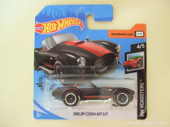 Carros em escala Hot Wheels: SHELBY COBRA 427 S/C - HOT WHEELS MATTEL HW ROADSTERS 4/5 2020 ESCALA 1:64 COCHE CAR ROADSTER V8 SC