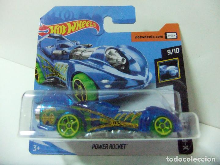 Carros em escala Hot Wheels: POWER ROCKET - HOT WHEELS MATTEL X-RAYCERS 9/10 A&Ntilde;O 2020 - ESCALA 1:64 COCHE COHETE JUGUETE HW