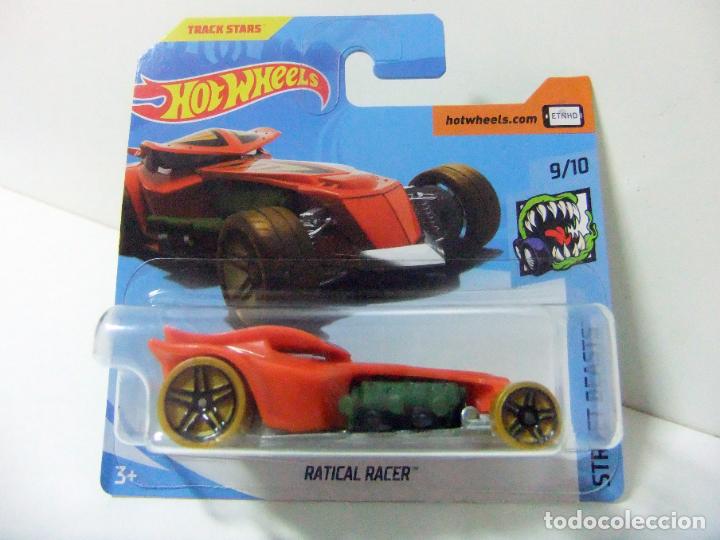 Auto in scala Hot Wheels: RATICAL RACER - HOT WHEELS MATTEL STREET BEASTS 9/10 2018 ESCALA 1:64 COCHE ANIMAL TRACK STARS