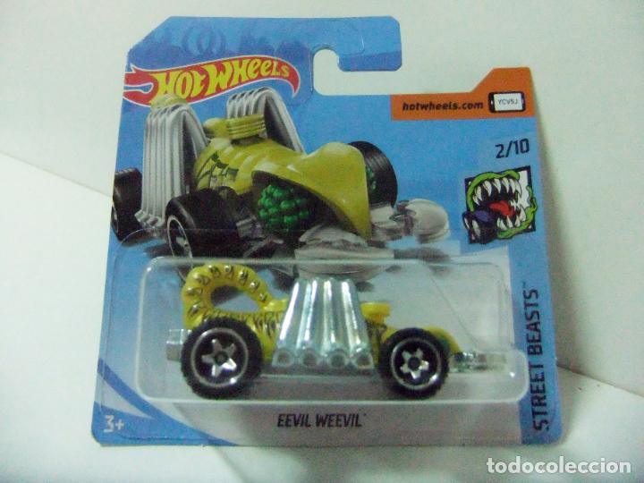 Carros em escala Hot Wheels: EEVIL WEEVIL - HOT WHEELS MATTEL STREET BEASTS 2/10 2019 - ESCALA 1:64 COCHE ANIMAL JUGUETE TOY CAR