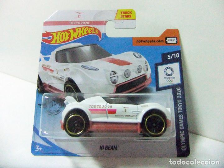 Model cars Hot Wheels: HI BEAM - HOT WHEELS OLYMPIC GAMES TOKYO 2020 5/10 - COCHE JUEGOS OLIMPICOS GIMNASIA ART&Iacute;STICA TRACK