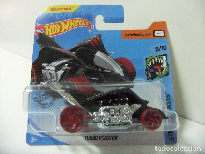 Carros em escala Hot Wheels: TURBO ROOSTER - HOT WHEELS MATTEL HW STREET BEASTS 2020 - COCHE JUGUETE TRACK STARS PICO GALLO