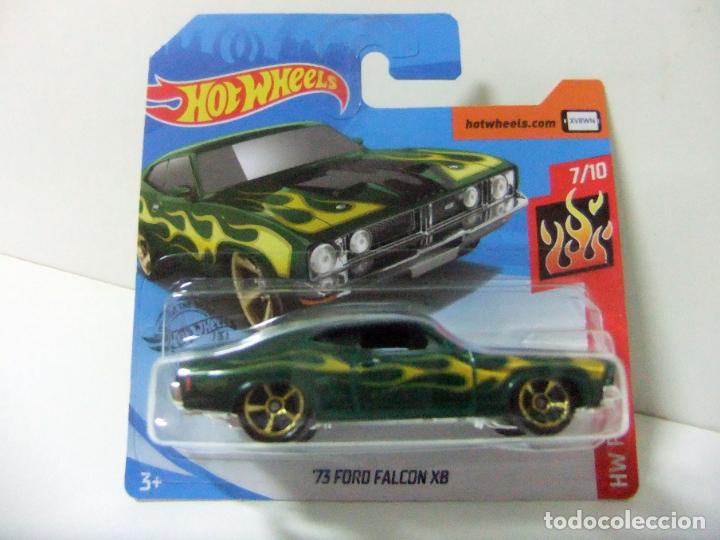 Coches a escala Hot Wheels: &acute;73 FORD FALCON XB 1973 - HOT WHEELS MATTEL HW FLAMES 2020 7/10 ESCALA 1:64 COCHE JUGUETE MINIATURA