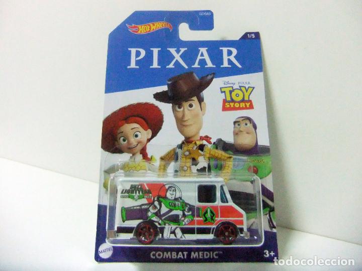 Carros em escala Hot Wheels: COMBAT MEDIC - HOT WHEELS PIXAR SERIES 2020 1/5 - DISNEY TOY STORY - COCHE 1:64 BUZZ LIGHTYEAR VAN
