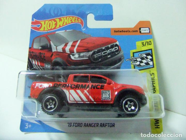 Coches a escala Hot Wheels: &acute;19 FORD RANGER RAPTOR - HOT WHEELS MATTEL HW SPEED GRAPHICS 2020 - ESCALA 1:64 COCHE PICK UP PICKUP