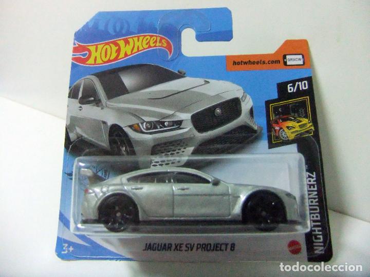 Auto in scala Hot Wheels: JAGUAR XE SV PROJECT 8 - HOT WHEELS MATTEL NIGHTBURNERZ 2020 6/10 ESCALA 1:64 - COCHE AUTOM&Oacute;VIL AUTO