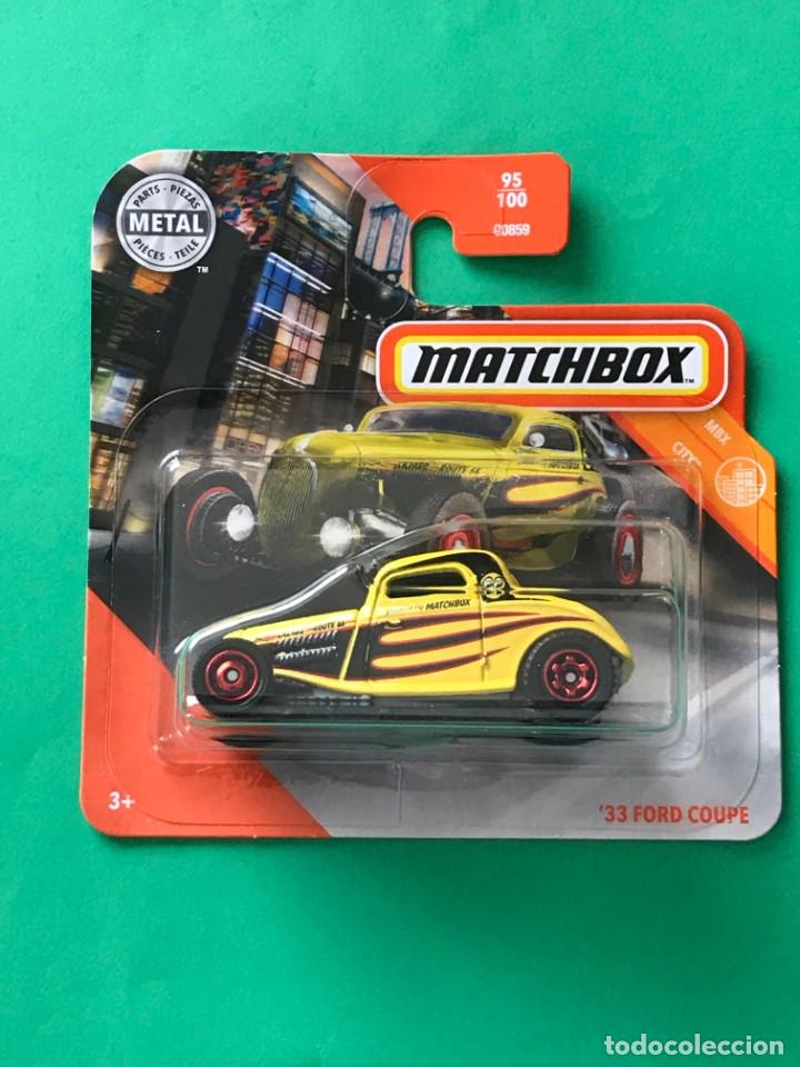Coches a escala Hot Wheels: MATCHBOX 2020 - &acute;33 FORD COUPE - 95/100 - NUEVO EN BLISTER - ESCALA 1:64 - TIPO HOT WHEELS