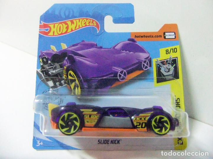 Carros em escala Hot Wheels: SLIDE KICK - HOT WHEELS MATTEL HW EXPERIMOTORS 8/10 2020 ESCALA 1:64 - COCHE AUTO ASIENTO DESLIZANTE