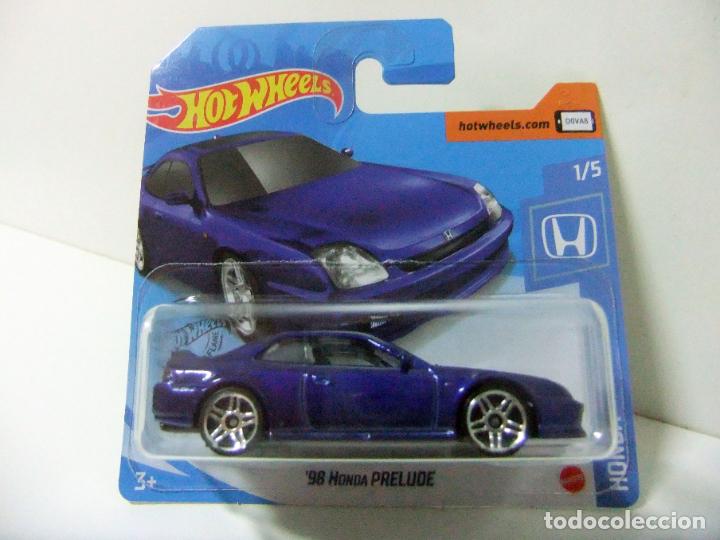 Coches a escala Hot Wheels: '98 HONDA PRELUDE - HOT WHEELS MATTEL HONDA 1/5 2020 - ESCALA 1:64 -COCHE AUTO JUGUETE HW 1998 AZUL