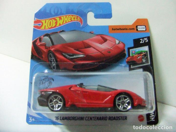 Carros em escala Hot Wheels: &acute;16 LAMBORGHINI CENTENARIO ROADSTER HOT WHEELS MATTEL HW ROADSTERS 2020 ESCALA 1:64 COCHE AUTO 2016