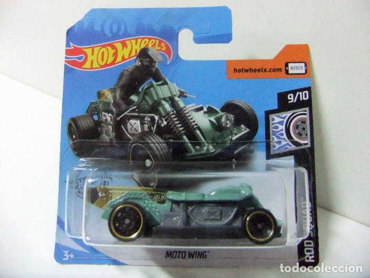 Coches a escala Hot Wheels: MOTO WING - HOT WHEELS MATTEL ROD SQUAD 9/10 2020 - MOTOCICLETA MINIATURA JUGUETE QUAD HW