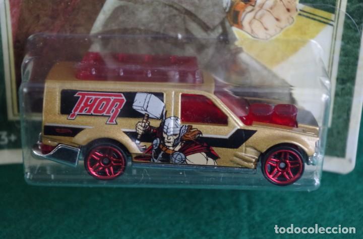 Coches a escala Hot Wheels: HOT WHEELS MARVEL THOR TIME SHIFTER - Foto 2