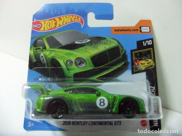 Voitures miniatures Hot Wheels: 2018 BENTLEY CONTINENTAL GT3 HOT WHEELS MATTEL NIGHTBURNERZ 1/10 2020 - ESCALA 1:64 COCHE GT 3 &acute;18
