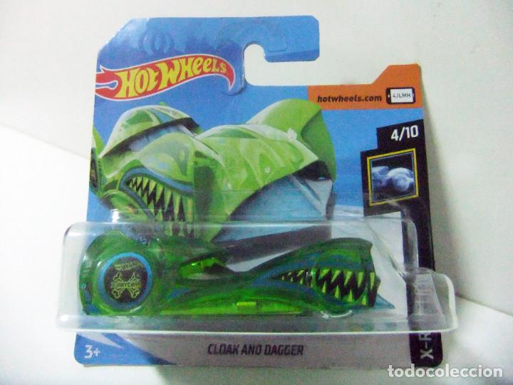 Carros em escala Hot Wheels: CLOAK AND DAGGER - HOT WHEELS MATTEL HW X-RAYCERS 4/10 2020 - ESCALA 1:64 COCHE JUGUETE VERDE