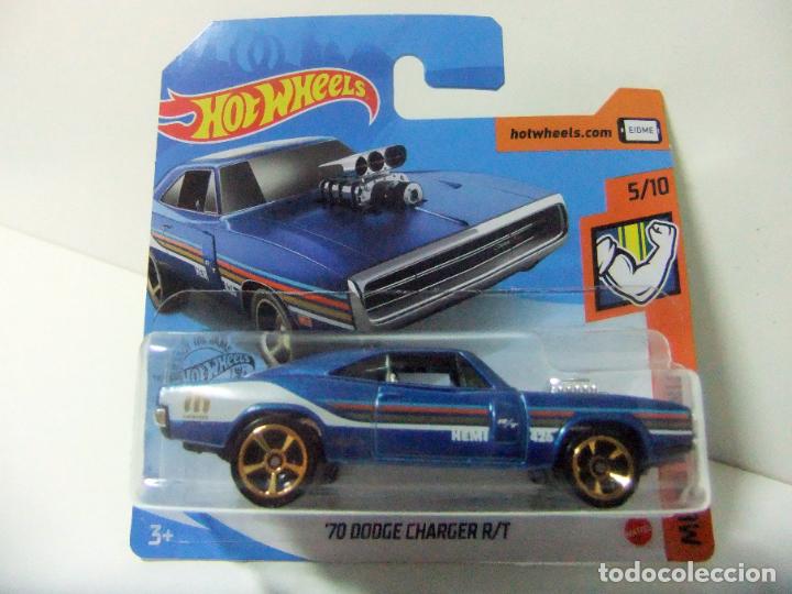 Carros em escala Hot Wheels: &acute;70 DODGE CHARGER R/T HEMI 426 - HOT WHEELS MUSCLE MANIA 5/10 2020 ESCALA 1:64 - COCHE MOPAR RT 1970