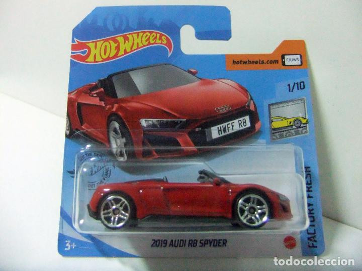 Carros em escala Hot Wheels: 2019 AUDI R8 SPYDER ROJO - HOT WHEELS MATTEL HW FACTORY FRESH 1/10 2020 ESCALA 1:64 COCHE AUTO R 8