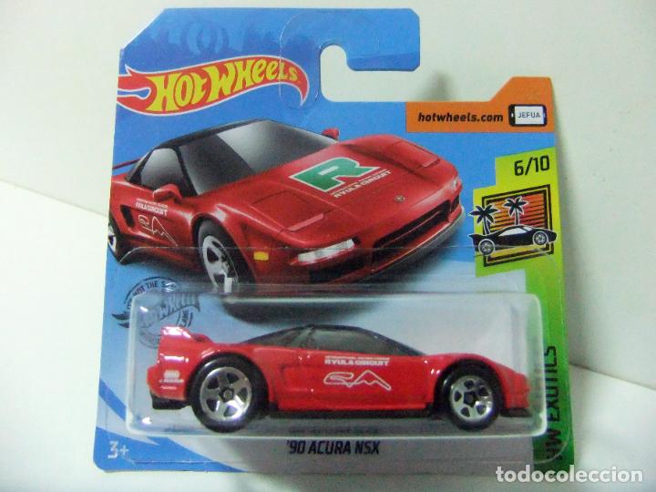 Auto in scala Hot Wheels: &acute;90 ACURA NSX 1990 - HOT WHEELS MATTEL HW EXOTICS 6/10 2020 - ESCALA 1:64 COCHE RYULA CIRCUIT HONDA