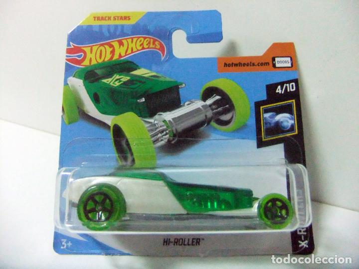 Auto in scala Hot Wheels: HI-ROLLER - HOT WHEELS MATTEL X-RAYCERS 4/10 A&Ntilde;O 2018 - ESCALA 1:64 - COCHE CAR AUTO HW TRACK STARS