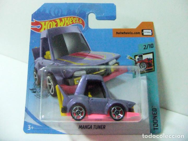 Auto in scala Hot Wheels: MANGA TUNER - HOT WHEELS MATTEL TOONED 2/10 A&Ntilde;O 2020 - ESCALA 1:64 - COCHE AUTO JUGUETE MORADO HW