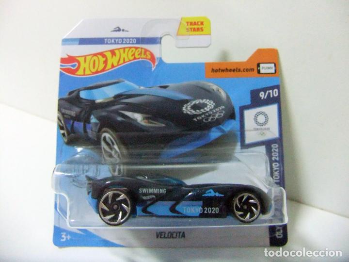 Carros em escala Hot Wheels: VELOCITA - HOT WHEELS OLYMPIC GAMES TOKYO 2020 9/10 COCHE SWIMMING NATACI&Oacute;N JUEGOS OLIMPICOS TRACK