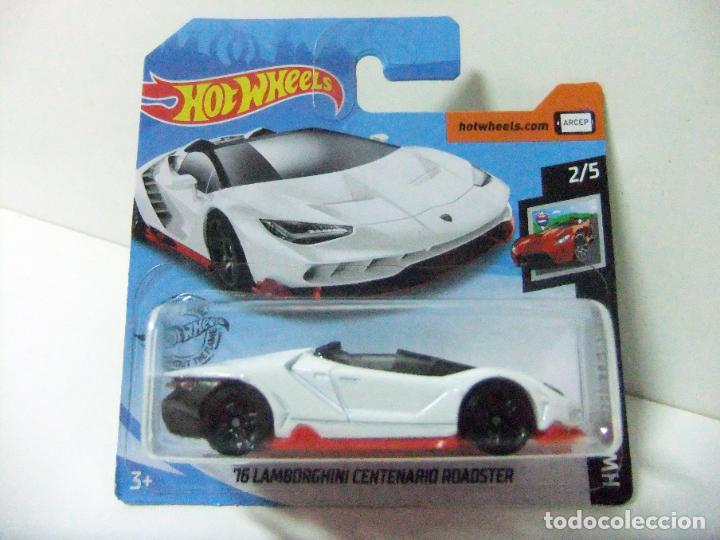 Auto in scala Hot Wheels: &acute;16 LAMBORGHINI CENTENARIO ROADSTER HOT WHEELS MATTEL HW ROADSTERS 2020 ESCALA 1:64 COCHE AUTO 2016