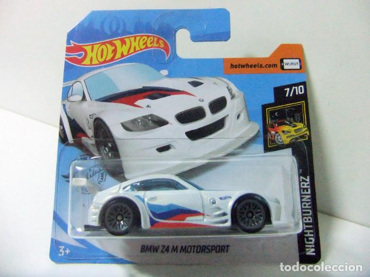 Coches a escala Hot Wheels: BMW Z4 M MOTORSPORT HOT WHEELS MATTEL NIGHTBURNERZ 7/10 2020 ESCALA 1:64 - COCHE Z 4 DEPORTIVO AUTO