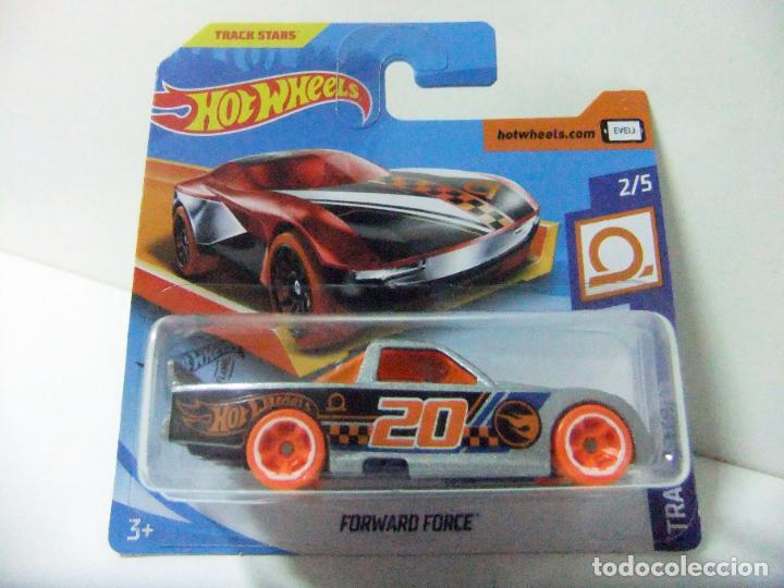 Model cars Hot Wheels: ERROR F&Aacute;BRICA - CIRCLE TRUCKER HOT WHEELS TREASURE T-HUNT EN BL&Iacute;STER FORWARD FORCE COCHE 1:64