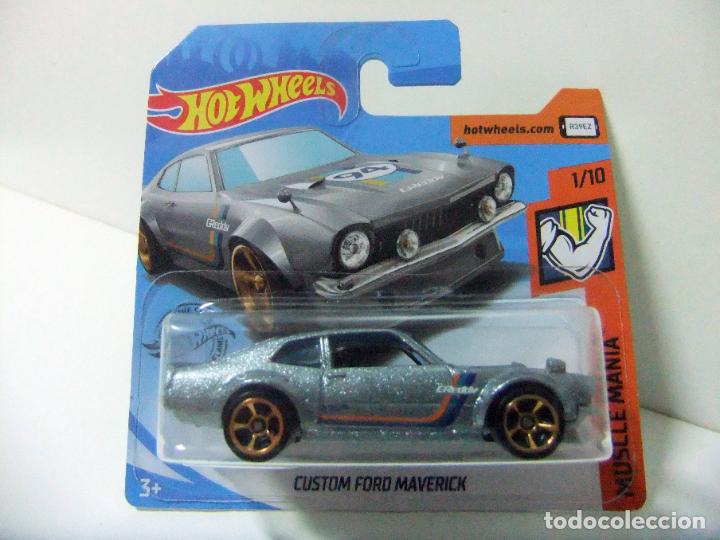 Auto in scala Hot Wheels: CUSTOM FORD MAVERICK - HOT WHEELS MATTEL MUSCLE MANIA 2019 1/10 - ESCALA 1:64 - COCHE AUTO JUGUETE