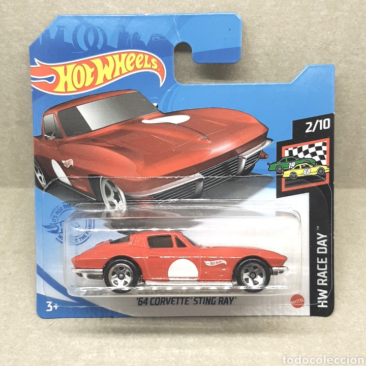 Auto in scala Hot Wheels: (ETB) HOT WHEELS: '64 CORVETTE STING RAY. 2/10. HW RACE DAY