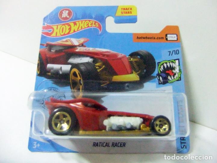 Auto in scala Hot Wheels: RATICAL RACER - HOT WHEELS MATTEL STREET BEASTS 2020 7/10 ESCALA 1:64 COCHE ANIMAL TRACK STARS