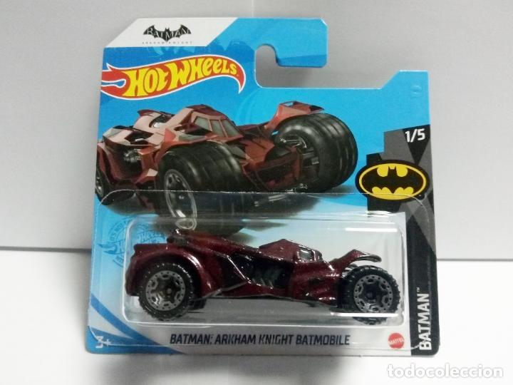 Carros em escala Hot Wheels: BATMAN ARKHAM KNIGHT BATMOBILE BATM&Oacute;VIL - HOT WHEELS MATTEL 1/5 2021 - ESCALA 1:64 COCHE DC COMICS