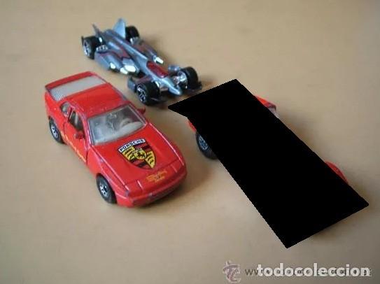 Coches a escala Hot Wheels: porsche 944 turbo de matchbox,jet threat de hot wheels.1:64 ap