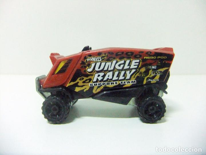 Auto in scala Hot Wheels: AERO POD JUNGLE RALLY - HOT WHEELS HW OFF-ROAD MATTEL 2015 - COCHE 1:64 AEROPOD SUPPORT TEAM RALLYE