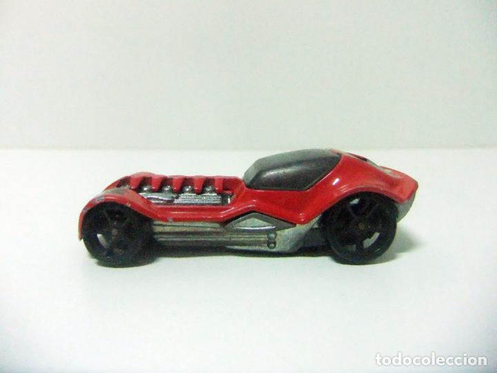 Auto in scala Hot Wheels: DIESELBOY HOT WHEELS MATTEL 2012 THRILL RACERS EARTHQUAKE &acute;12 COCHE 1:64 ROJO RED #68 DIESEL BOY CAR