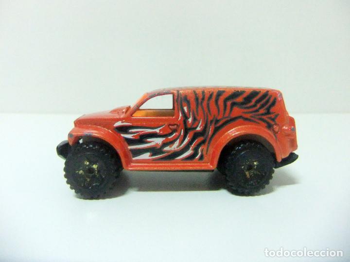 Auto in scala Hot Wheels: POWER PANEL - HOT WHEELS MATTEL 2010 RACE WORLD JUNGLE - COCHE 1:64 JUNGLA SELVA CAMUFLAJE TIGRE