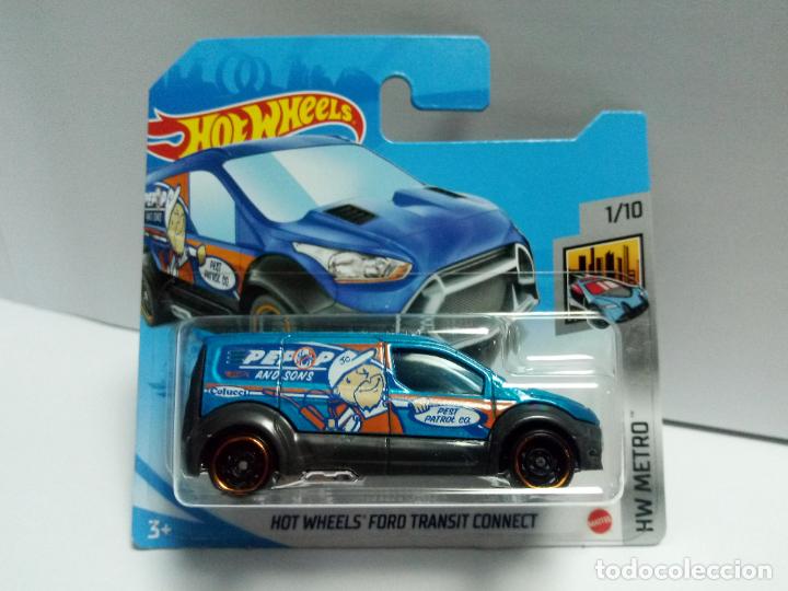 Auto in scala Hot Wheels: FORD TRANSIT CONNECT - HOT WHEELS MATTEL HW METRO 1/10 2021 ESCALA 1:64 FURG&Oacute;N FURGONETA VAN PEPOP