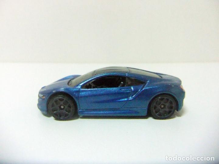 Auto in scala Hot Wheels: &acute;17 ACURA NSX 2017 - HOT WHEELS MATTEL THEN AND NOW 2016 - ESCALA 1:64 - COCHE MINIATURA AUTO AZUL