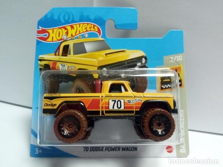 Auto in scala Hot Wheels: &acute;70 DODGE POWER WAGON 1970 HOT WHEELS MATTEL BAJA BLAZERS 2021 ESCALA 1:64 COCHE 4X4 PICKUP PICK UP