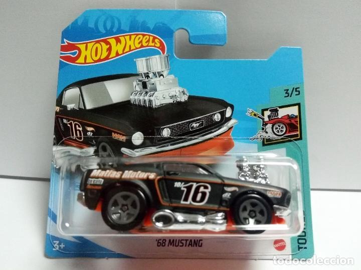 Auto in scala Hot Wheels: &acute;68 MUSTANG - HOT WHEELS TOONED 3/5 A&Ntilde;O 2021 - ESCALA 1:64 COCHE JUGUETE FORD 1968 MATIAS MOTORS