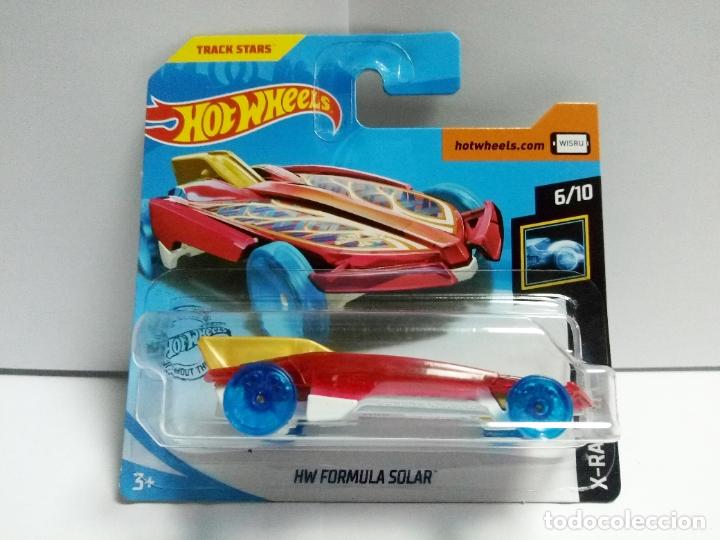 Carros em escala Hot Wheels: HW FORMULA SOLAR - HOT WHEELS MATTEL HW X-RAYCERS 6/10 2020 ESCALA 1:64 - COCHE AUTO TRACK STARS
