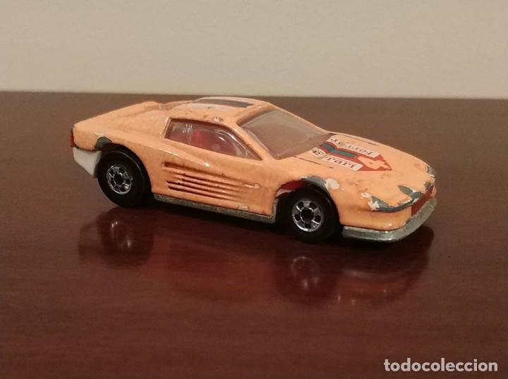 Carros em escala Hot Wheels: Vintage coche Hot Wheels Ferrari 4 a&ntilde;o 1986
