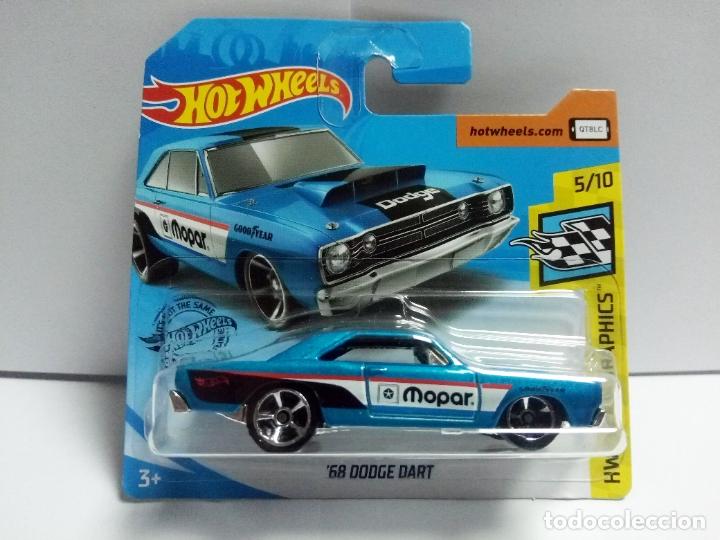 Carros em escala Hot Wheels: &acute;68 DODGE DART - HOT WHEELS MATTEL HW SPEED GRAPHICS 2020 - ESCALA 1:64 - COCHE 1968 MOPAR